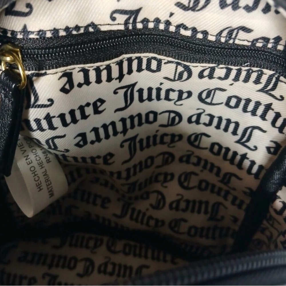 🚫SOLD🚫Juicy Couture Black Mini Backpack with Gold Accents plus Essentials - Picture 6 of 6